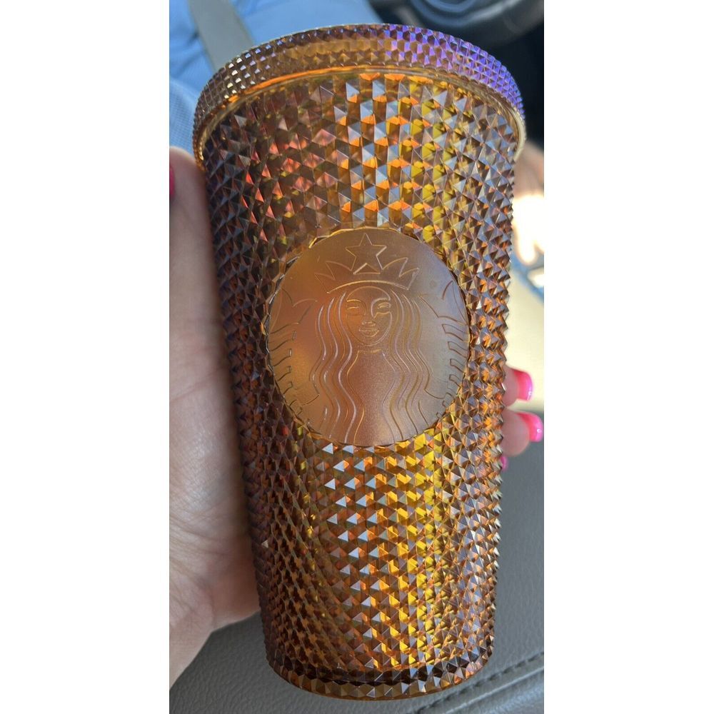 Starbucks Limited Edition 50 Year 16oz Gold Studded Tumbler No Straw